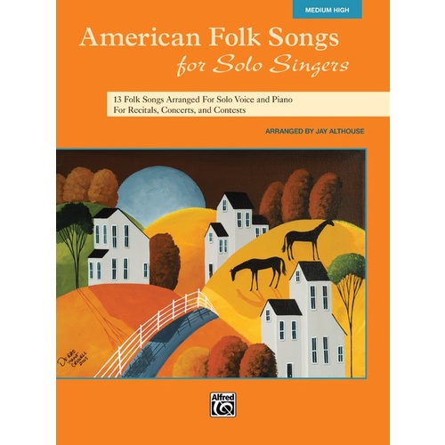American Folk Songs for Solo Singers Medium/High Book