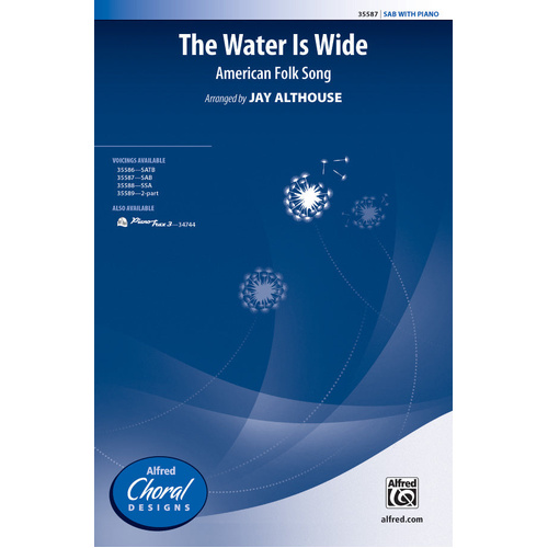 Water Is Wide SAB Choral Sheet Music
