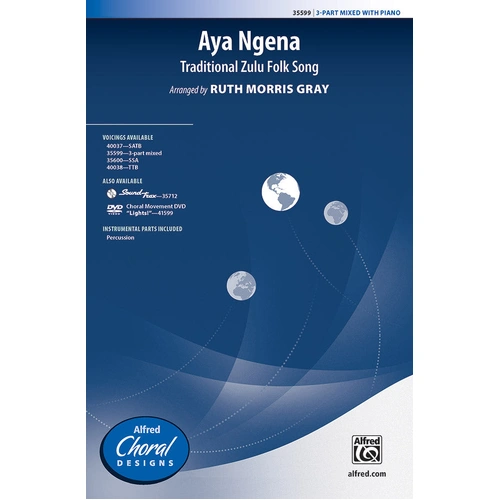 Aya Ngena SAB Choral Sheet Music for Mixed and Treble Choirs