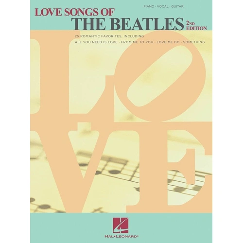 Love Songs of The Beatles - 2nd Edition PVG Songbook