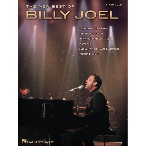 New Best Of Billy Joel Piano Solo (Softcover Book)