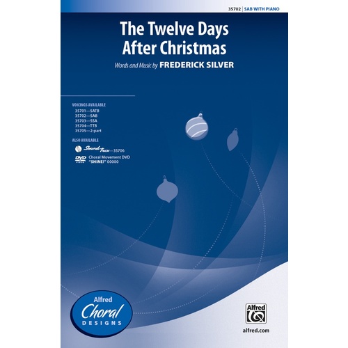 Twelve Days After Christmas SAB Choral Sheet Music
