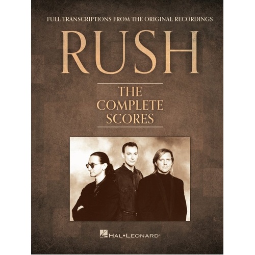Rush - The Complete Scores Deluxe Hardcover Book with Slip Case