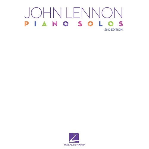 John Lennon Piano Solos 2nd Edition (Softcover Book)