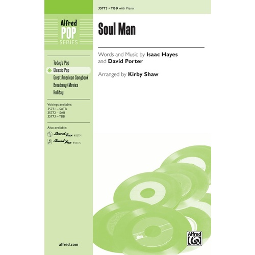 Soul Man TBB Choral Sheet Music