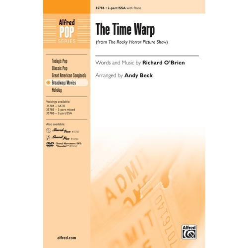 The Time Warp SA Choral Sheet Music