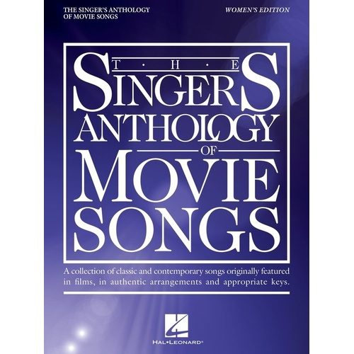 Singer's Anthology of Movie Songs Women's Edition