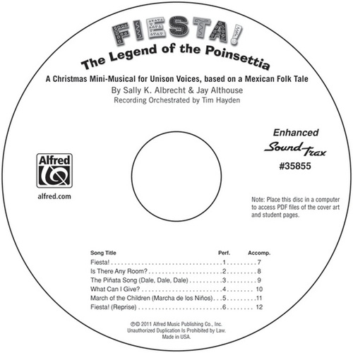Fiesta Legend Of The Poinsettia Soundtrax CD