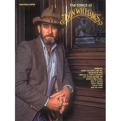 Songs of Don Williams PVG Songbook by Hal Leonard, 120 Pages, Includes Guitar & Piano Arrangements