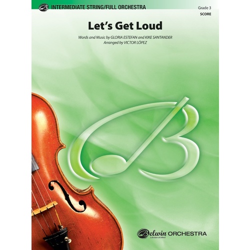 Lets Get Loud String Orchestra Gr 3 Conductor Score