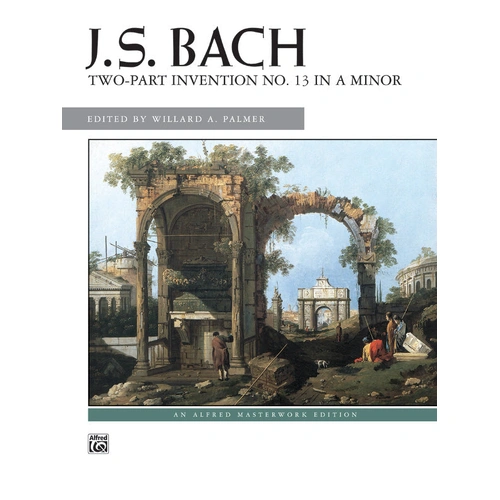 Bach 2-Part Invention No. 13 in A Minor - Piano Sheet Music Edition