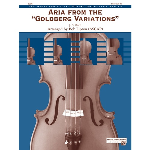 Aria From The Goldberg Variations String Orchestra Gr 2.5