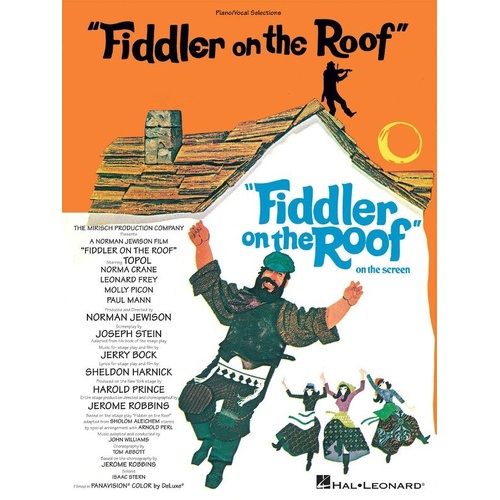 Fiddler on the Roof Vocal Selections PVG Songbook for Piano