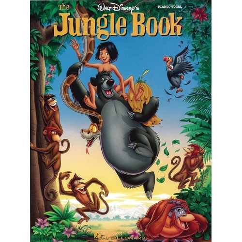Jungle Book Vocal Selections PVG Songbook by Hal Leonard, 40 Pages, Piano, Vocal & Guitar