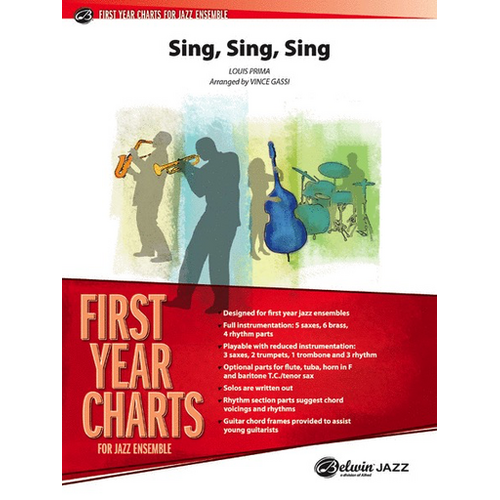 Sing Sing Sing Jazz Ensemble Sheet Music Gr 1