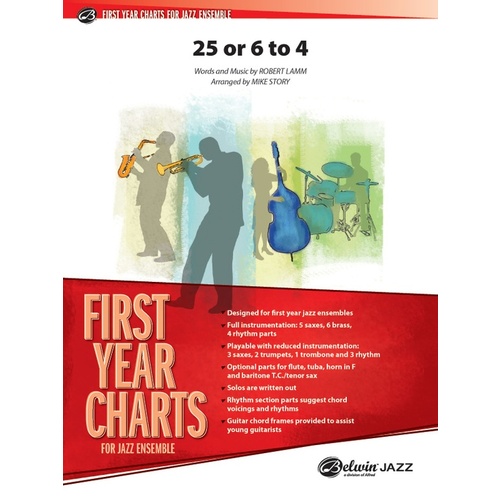 25 or 6 to 4 Jazz Ensemble Sheet Music Grade 1