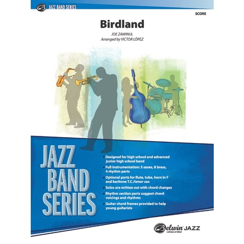 Birdland Junior Ensemble Score Only