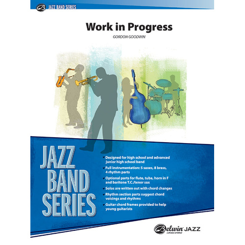Work In Progress Jazz Ensemble Sheet Music Grade 3