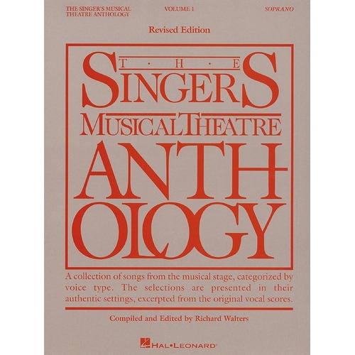 Singers Musical Theatre Anth V1 Soprano (Softcover Book)