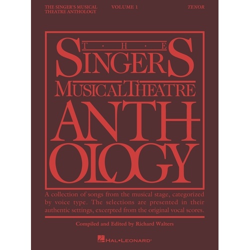 Singers Musical Theatre Anth V1 Tenor (Softcover Book)