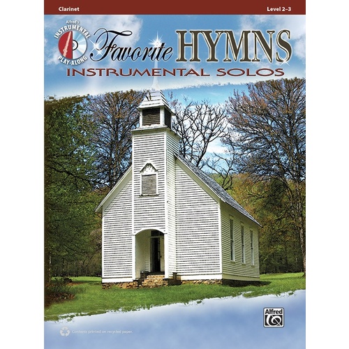 Favorite Hymns Instrumental Solos Clarinet Book/CD