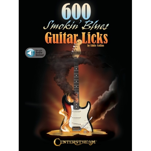 600 Smokin Blues Guitar Licks Tab Book/Online Audio