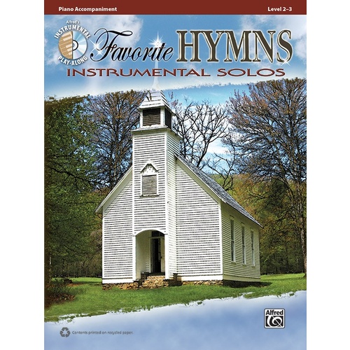 Favorite Hymns Instrumental Solos Piano Acc Book/CD