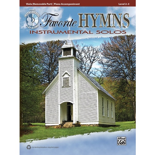Favorite Hymns Instrumental Solos Viola Book/CD