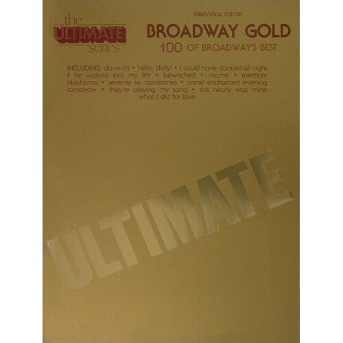 Ultimate Broadway Gold PVG (Softcover Book)