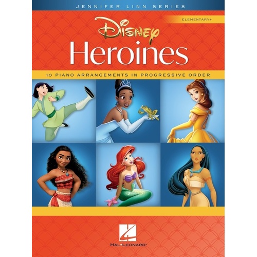 Disney Heroines 10 Piano Arrangements Elementary