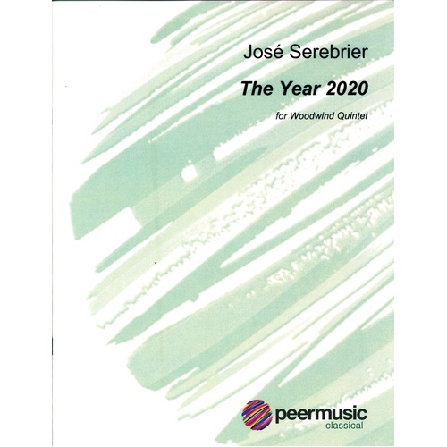Serebrier - The Year 2020 Woodwind Quintet Score/Parts
