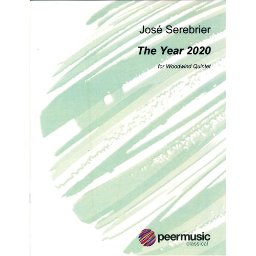 Serebrier - The Year 2020 Woodwind Quintet Score/Parts