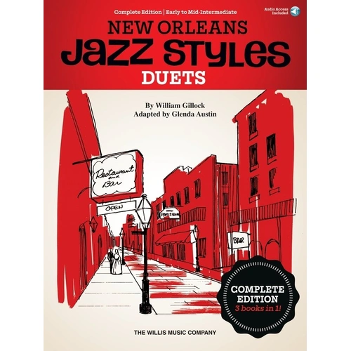 New Orleans Jazz Styles Duets Complete Edition for Piano - 15 Pieces with Online Audio Access