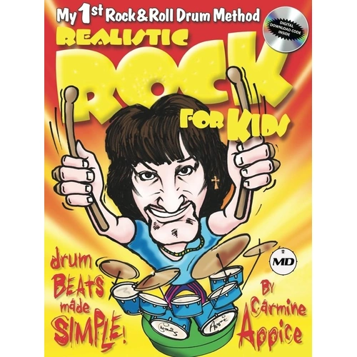 Appice Realistic Rock for Kids Drum Method BK/CD