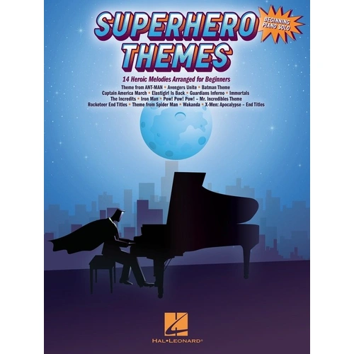 Superhero Themes Beginning Piano Solo Book