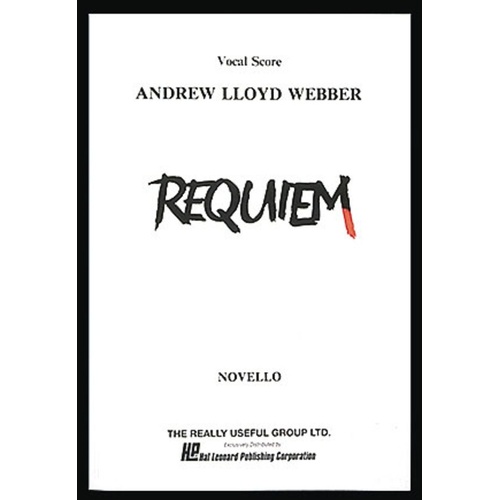 Andrew Lloyd Webber - Requiem Vocal Score (Softcover Book)