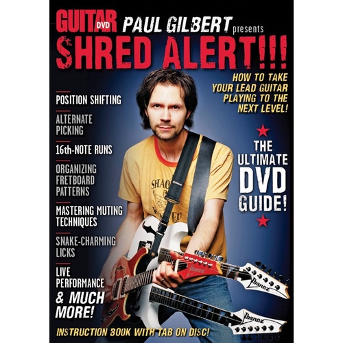 Paul Gilbert Presents Shred Alert DVD