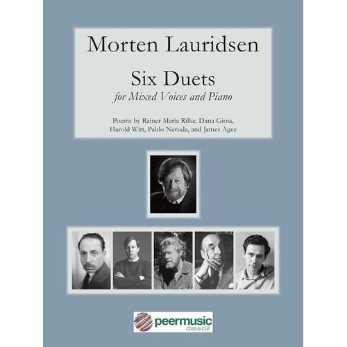 Lauridsen - 6 Duets For Mixed Voices/Piano