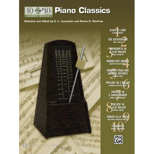 10 for 10 Piano Classics Sheet Music Collection