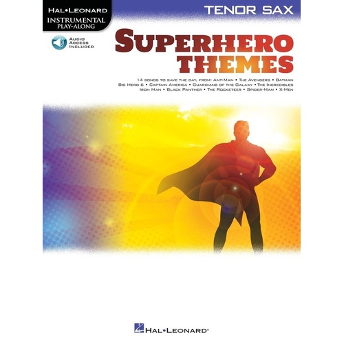 Superhero Themes Instrumental Play-Along for Tenor Saxophone
