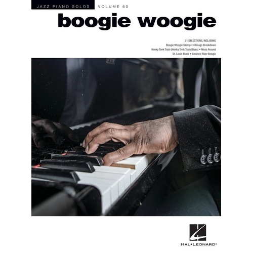 Boogie Woogie Jazz Piano Solos V60 JPS - 22 Songs Arranged for Piano Solo, 96 Pages, Hal Leonard