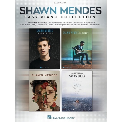 Shawn Mendes Easy Piano Collection - 14 Arrangements with Lyrics, 72 Pages, Hal Leonard