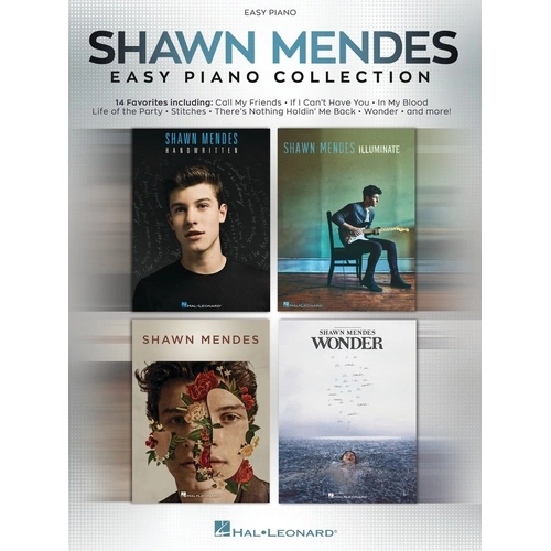 Shawn Mendes Easy Piano Collection - 14 Arrangements with Lyrics, 72 Pages, Hal Leonard