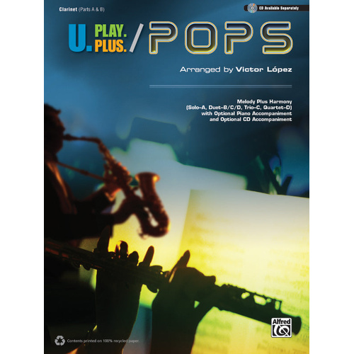 U.Play.Plus Pops Collection A&B by Victor López - Flexible Instrumentation for Ensemble Performances with CD and Scores