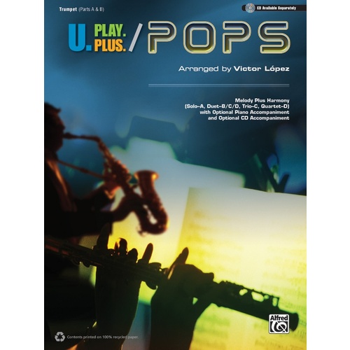 U Play Plus Pops Trumpet Sheet Music Parts A & B