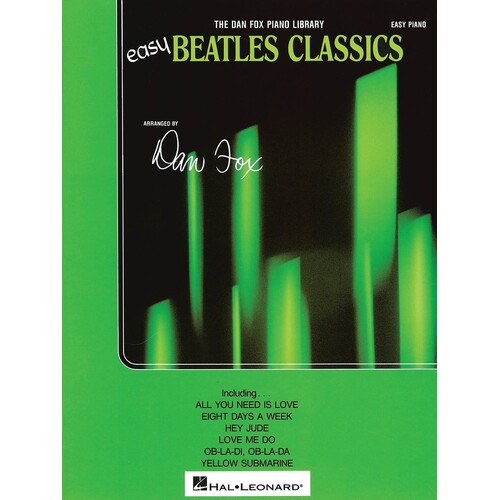 Easy Beatles Classics Easy Piano (Softcover Book)