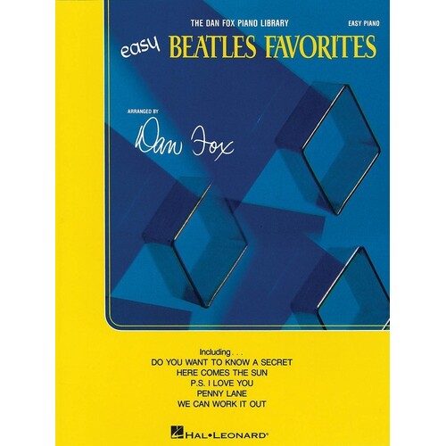 Easy Beatles Favorites Easy Piano (Softcover Book)