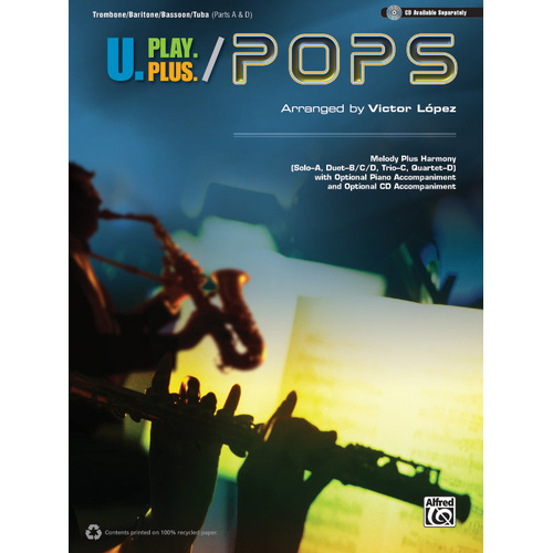 U.Play.Plus Pops TMB PT A&D Music Book with CD and Flexible Instrumentation