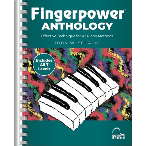Schaum Fingerpower Anthology for Piano - 176 Pages, Comb-Bound, All 7 Levels