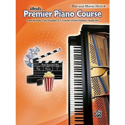 Alfred's Premier Piano Course - Pop and Movie Hits Book 4